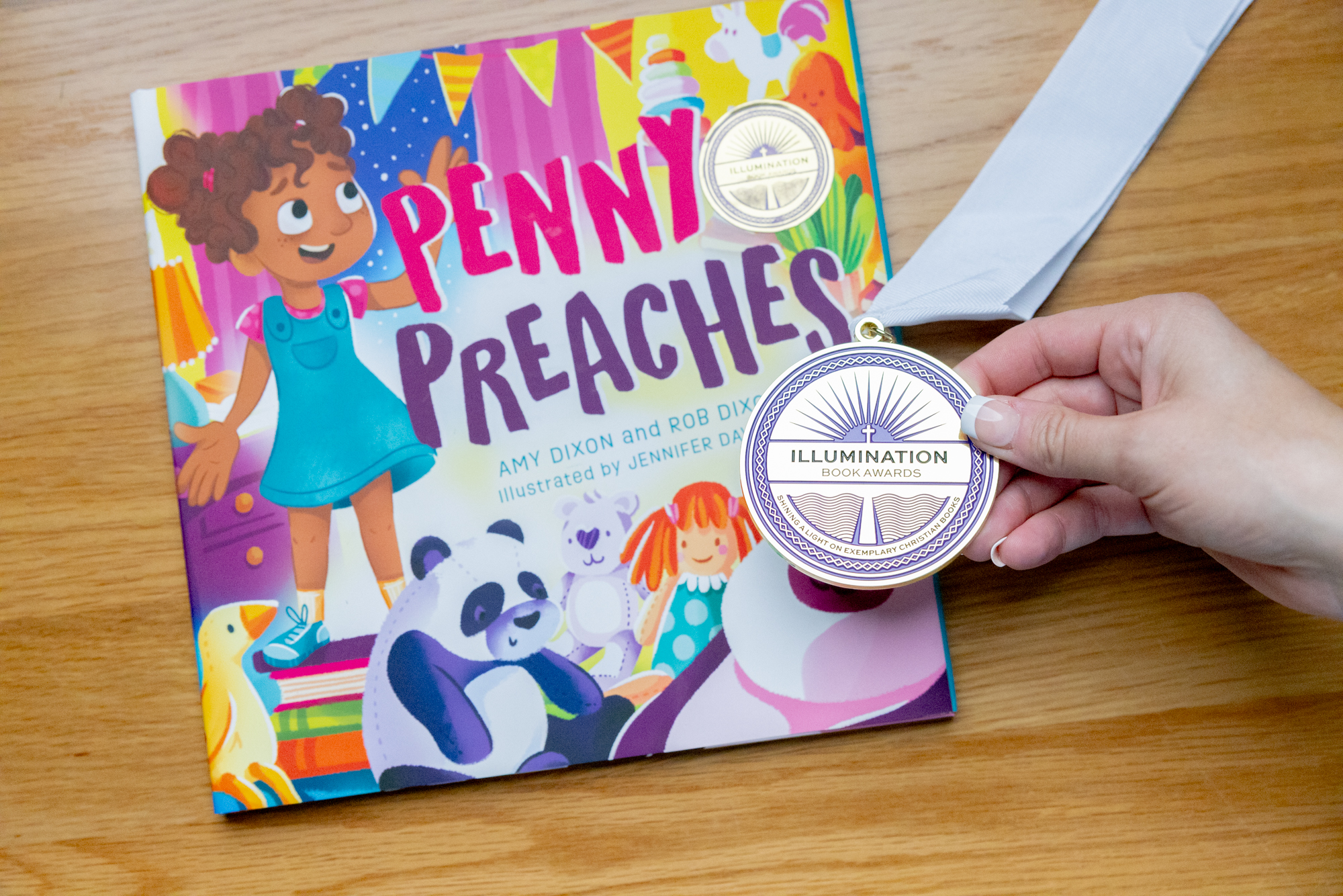 Penny Preaches Book and Medal
